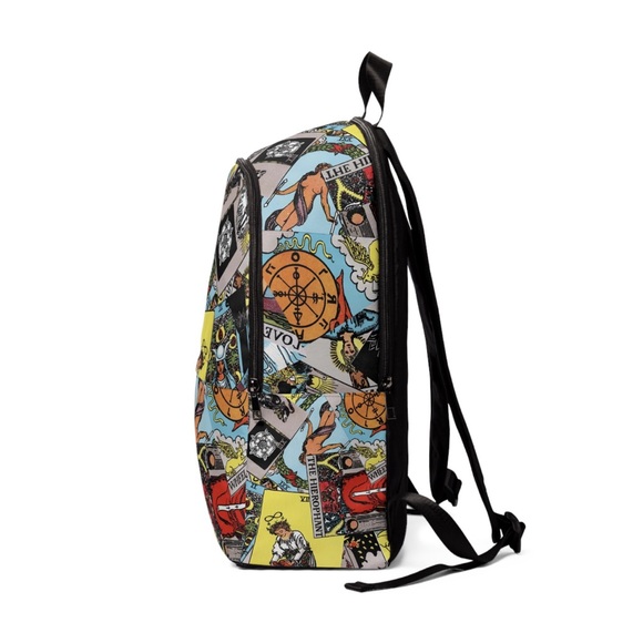 Tarot Card All-Over Backpack | Rider-Waite-Smith Major Arcana Design Bag - Picture 3 of 4